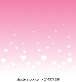 Valentine's day background with hearts