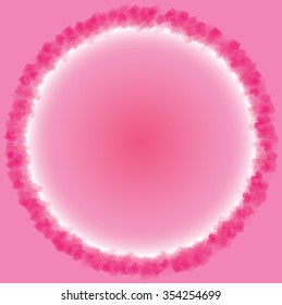 Valentine's day background with hearts