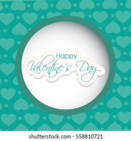 Valentine's day background with hearts