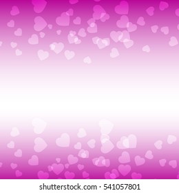 Valentine's day background with hearts. EPS10 vector.