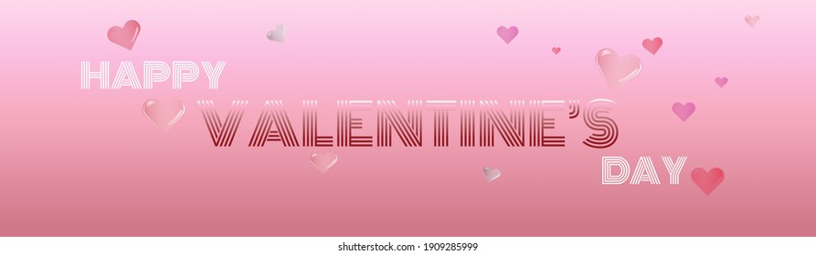 Antecedentes del día de San Valentín con patrones de corazones . 