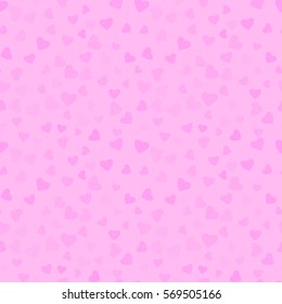 Valentine's day background with hearts. Seamless pattern. Vector illustration