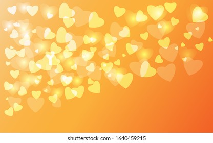 Valentine's day background with hearts. Vector illustration

