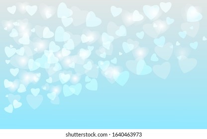 Valentine's day background with hearts. Vector illustration

