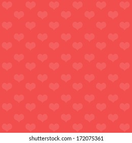 Valentine's day background with hearts. Vector