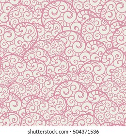 Valentine's day background with hearts, vector. Hearts pattern