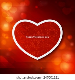 Valentine's day background with hearts,Vector EPS10.