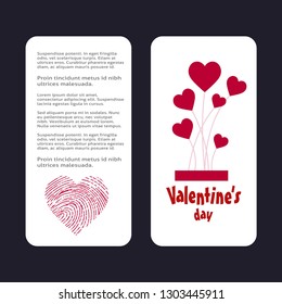 Valentines day  background with icon set pattern. Vector illustration.Wallpaper.flyers, invitation, posters, brochure, voucher,banners.