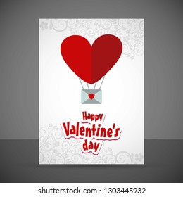 Valentines day  background with icon set pattern. Vector illustration.Wallpaper.flyers, invitation, posters, brochure, voucher,banners.