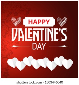 Valentines day  background with icon set pattern. Vector illustration.Wallpaper.flyers, invitation, posters, brochure, voucher,banners.