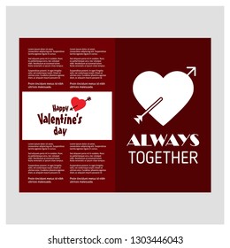 Valentines day  background with icon set pattern. Vector illustration.Wallpaper.flyers, invitation, posters, brochure, voucher,banners.