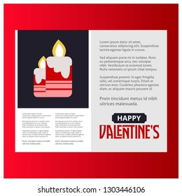 Valentines day  background with icon set pattern. Vector illustration.Wallpaper.flyers, invitation, posters, brochure, voucher,banners.