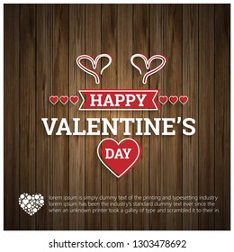 Valentines day  background with icon set pattern. Vector illustration.Wallpaper.flyers, invitation, posters, brochure, voucher,banners.