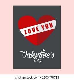 Valentines day  background with icon set pattern. Vector illustration.Wallpaper.flyers, invitation, posters, brochure, voucher,banners.