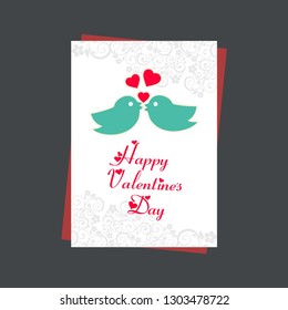 Valentines day  background with icon set pattern. Vector illustration.Wallpaper.flyers, invitation, posters, brochure, voucher,banners.