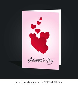 Valentines day  background with icon set pattern. Vector illustration.Wallpaper.flyers, invitation, posters, brochure, voucher,banners.