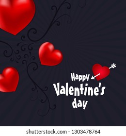 Valentines day  background with icon set pattern. Vector illustration.Wallpaper.flyers, invitation, posters, brochure, voucher,banners.
