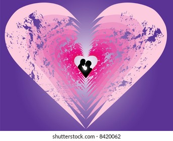 Valentines day background illustration