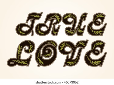 Valentines Day background with love