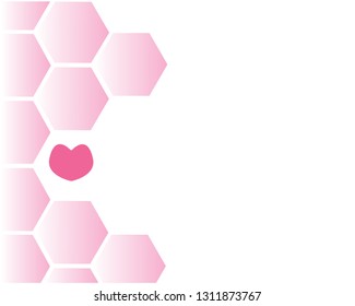 Valentine's day background  made out of hearts. 