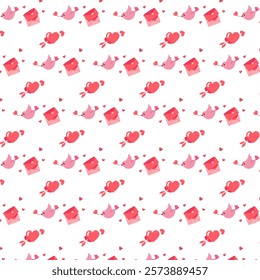 Valentine's Day Background Pattern Illustration