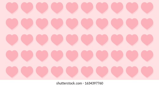 Valentines day background pattern vector