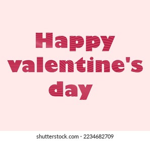 Valentine's Day. Background of the pink color with an inscription. Postcard, brochure, poster.



