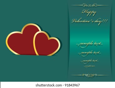 Antecedentes del día de San Valentín con lugar para tu texto