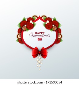 Valentine`s day background Print