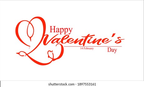 valentine's day background with red concept