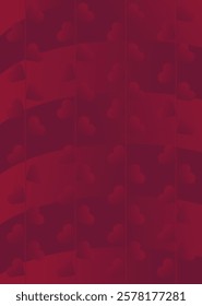 Valentine's Day background  With Red Hearts romantic mobile wallpaper Abstract modern colorful geometric backdrops vector illustration flat design for mobile wallpaper or background red background