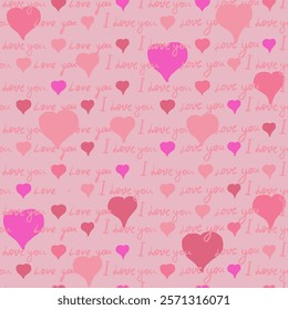 Fondo del día de San Valentín, patrón inconsútil romántico