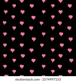 Valentines day background, romantic seamless pattern