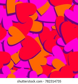 Valentine's Day background  seamless vector