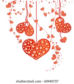 valentine's day background with space for text