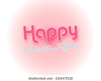 Valentine's Day background with text and beautiful sky