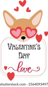 valentine's day background text design ,