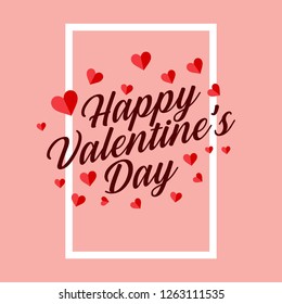 Valentine's Day Background Vector 