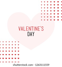 Valentine's Day Background Vector 