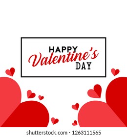 Valentine's Day Background Vector 