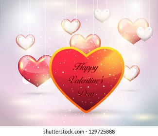 Valentine's Day Background Vector Design