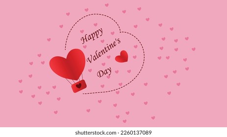 Valentinstag-Hintergrund, Vektordesign