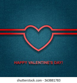 Valentines Day Background, Vector Eps 10