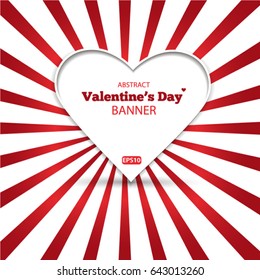Valentine's Day background Vector EPS 10