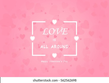 Valentine's Day background vector EPS10