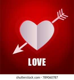 valentines day background vector greeting card
