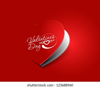 valentine's day background, vector illustration.