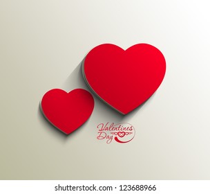 valentine's day background, vector illustration.