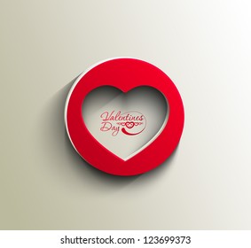 valentine's day background, vector illustration.