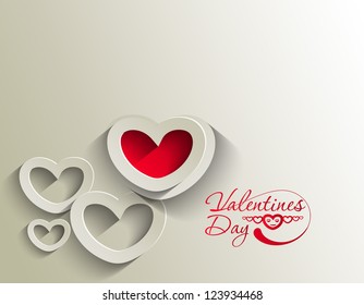 valentine's day background, vector illustration.